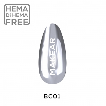 Makear Pyłek w Płynie Chrome Silver MAKEAR BC01 5 ml